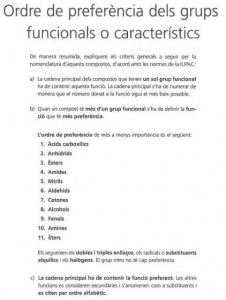 Prioritat de grups funcionals