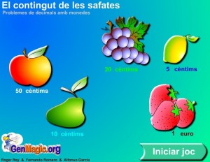 Decimals amb fruites