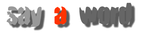 say_a_word