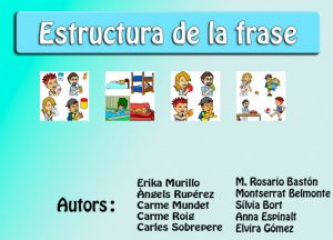 ESTRUCTURA FRASE