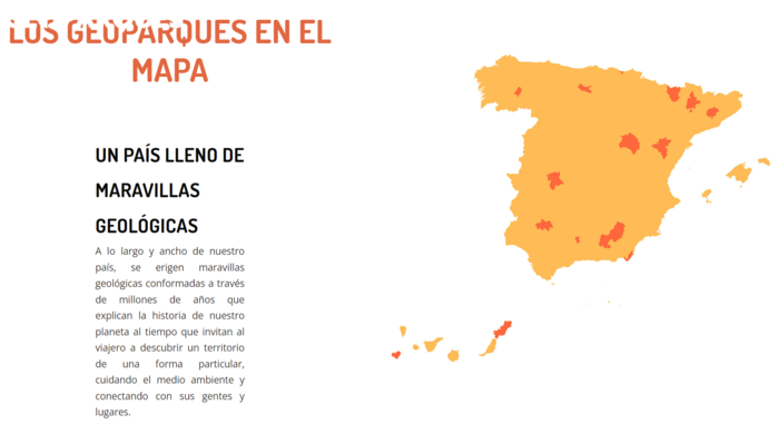 Els Geoparcs al mapa