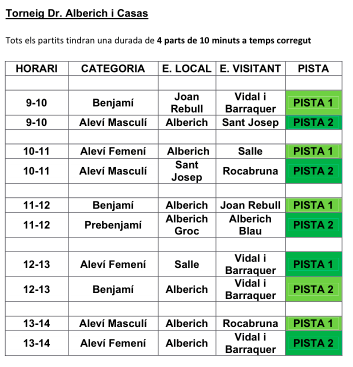 horaris