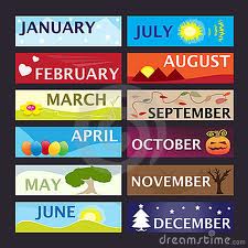 months of the year 2