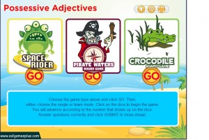 POSSESSIVE ADJECTIVES