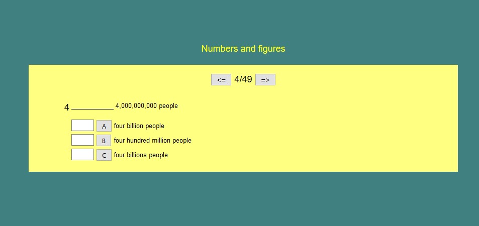 large numbers 1