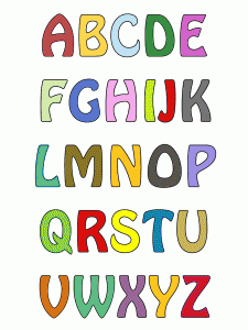 A, B, C, D, E...