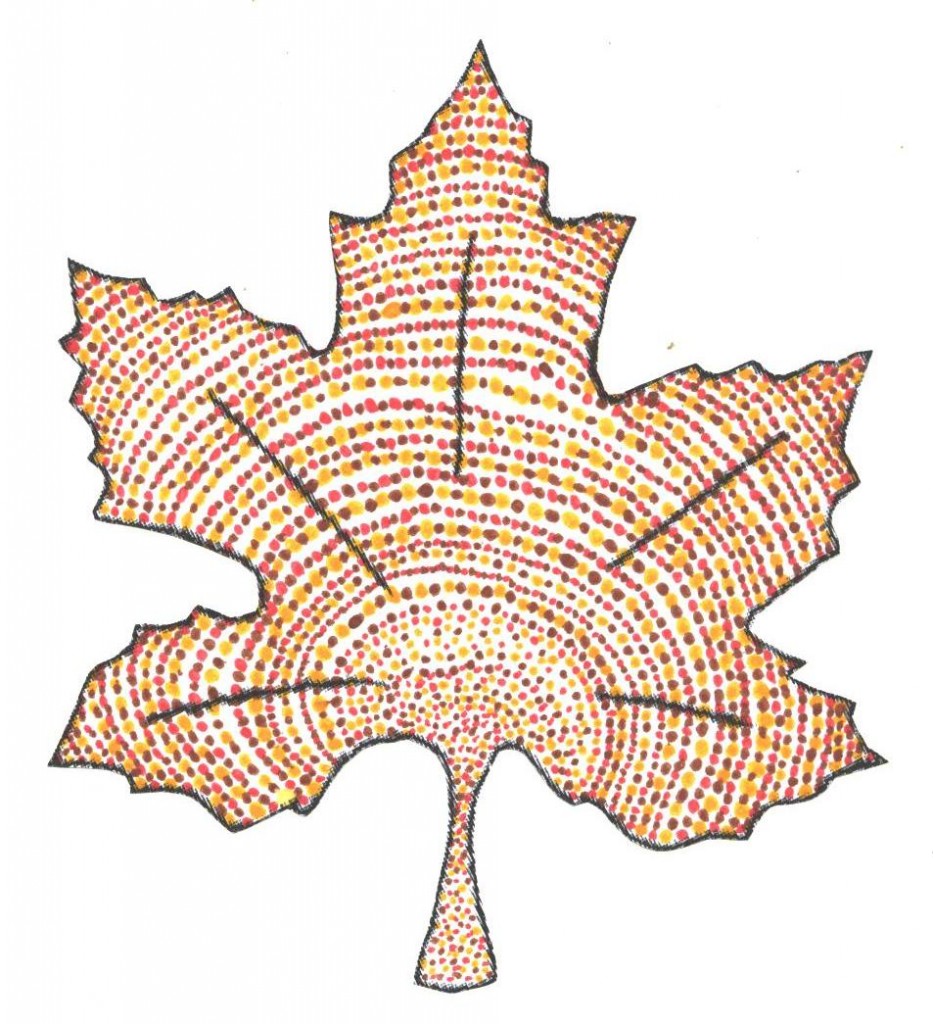 leaf_puntillisme1