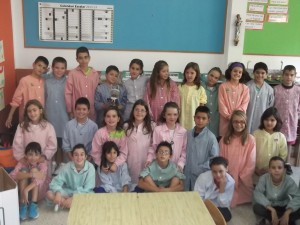 Aquesta foto de tot el grup nes l´ha fet en Sergio Carmona de la classe de sisè B.