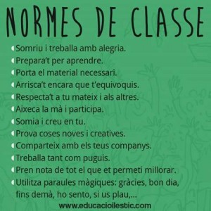 normes de la classe
