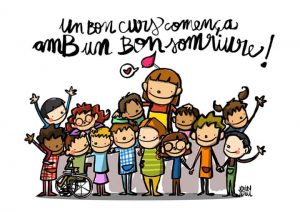 un bon curs comença amb un bon somriure