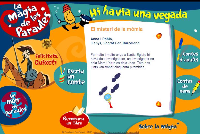 WebContes Caixa