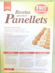 Recepta escrita en llengua castellana