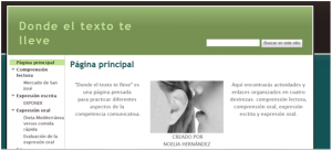 Donde te lleve el texto