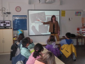 Abbie is talking about her parents in Chesterfield in 2nd Grade