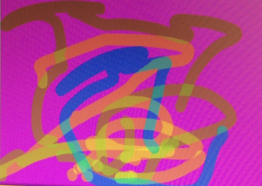 LES PRIMERES OBRES D'ART DE NORA 3 ANYS