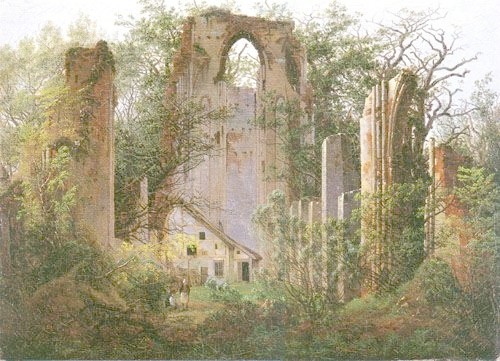 Caspar David Friederich - La ruina de Eldena (1825)