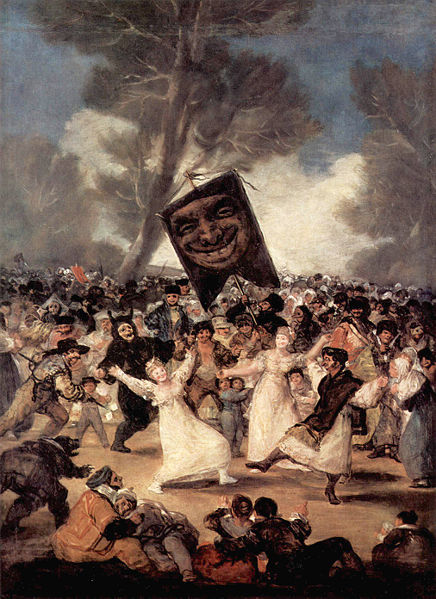 Francisco de Goya - El entierro de la sardina (1812-1819)