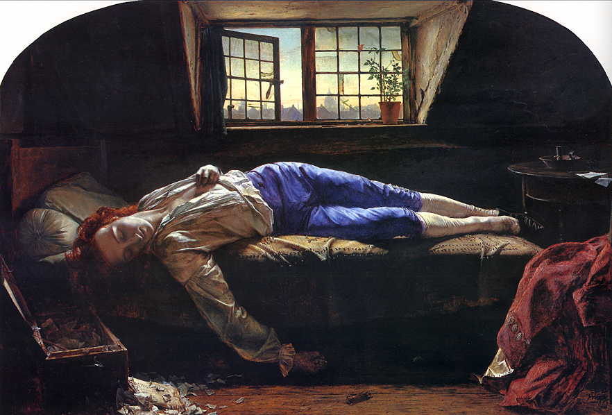 Henry Wallis - La muerte de Catterton (1856)