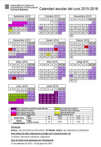 calendari escolar 2015