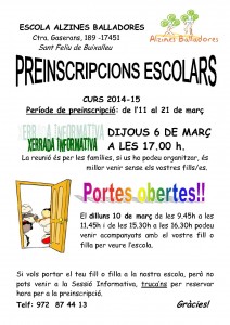 portes obertes 2014