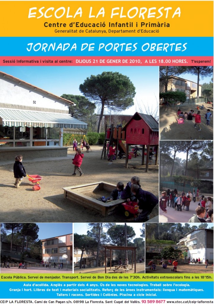 convocatòria portes obertes 21 de gener de 2010
