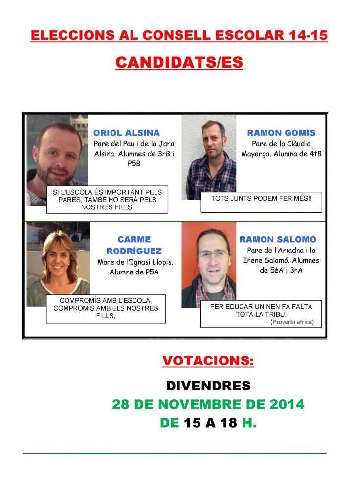 CANDIDATS 2014-15
