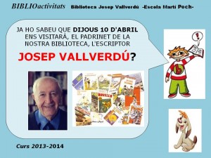 CARTELL VISITA JOSEP VALLVERDÚ
