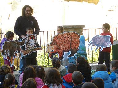 Explicació del conte dels animals que hi viuen a la Vall d'en Tenes