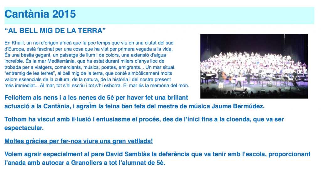 Cantània 2015 