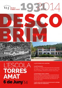 Cartell Inauguració Escola Torres Amat