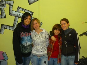 Sandra, Mònica, Jennifer i Alba