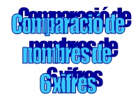 comparacio 6 xifres