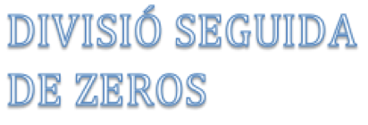 divisio amb 0