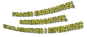 frases enun interrog excl i imper