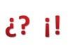 interrogacion y exclamacion
