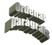 ordenar paragrafs