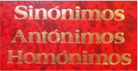 sinonimos antonim homonim