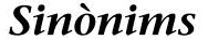 sinonims