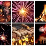 bonfire night mosaic