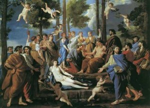 El Parnàs de Nicolas Poussin, Museo del Prado, Madrid.