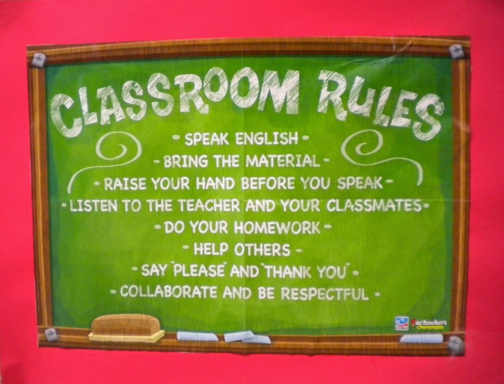 Classroom Rules