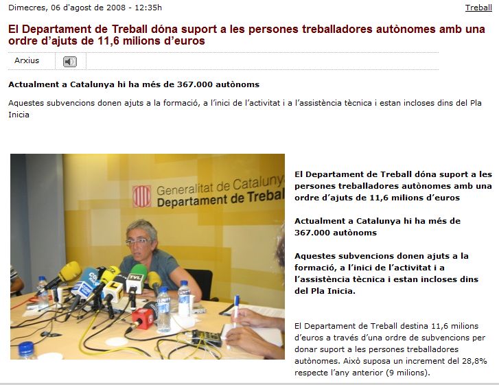 roda de prensa Mireia Franch