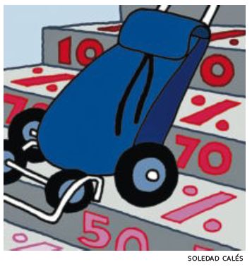 tirant del carro de la compra