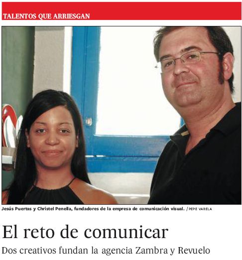 Zambra y revuelo, comunicació visual