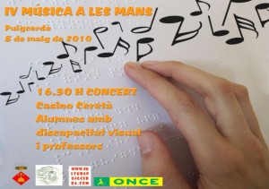 Cartel Música en las manos