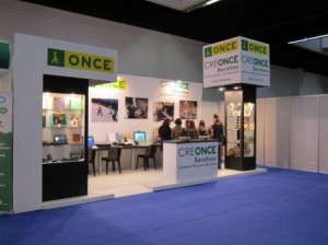 Stand del CRE ONCE Barcelona