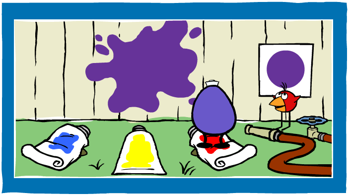 Dibuix fet amb de PEEP and the Big Wide World