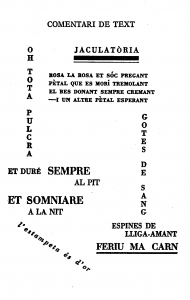 Jaculatòria, de Salvat