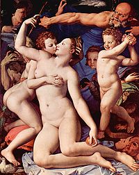 Venus, Cupido, la follia i el temps, de Bronzino