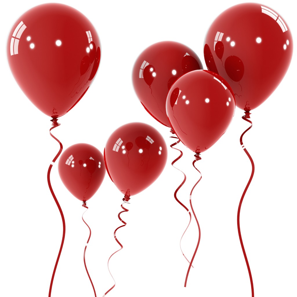 Globos-rojos